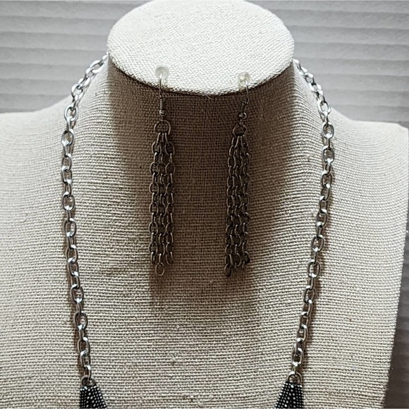 Premier Designs 2pc earrings and Moroccan inspired collar statement necklace - Picture 3 of 6